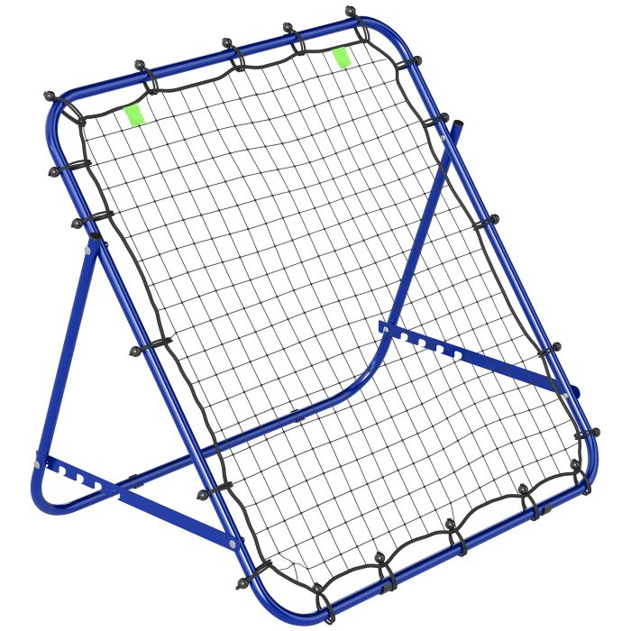 CLAYSTONE Adjustable Rebounder Net for Sports Training - Blue