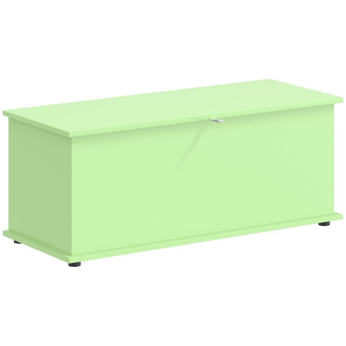 BIRCHFORD 114L Storage Chest Bench with Safety Hinge - Green