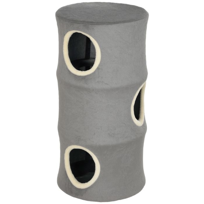 COMETMOOR Indoor Cat House with Removable Washable Cover, Barrel-Shaped Bed