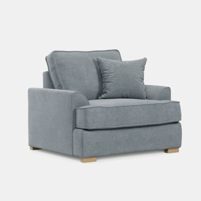 Armchair - HERITAGE Fabric - Light Blue
