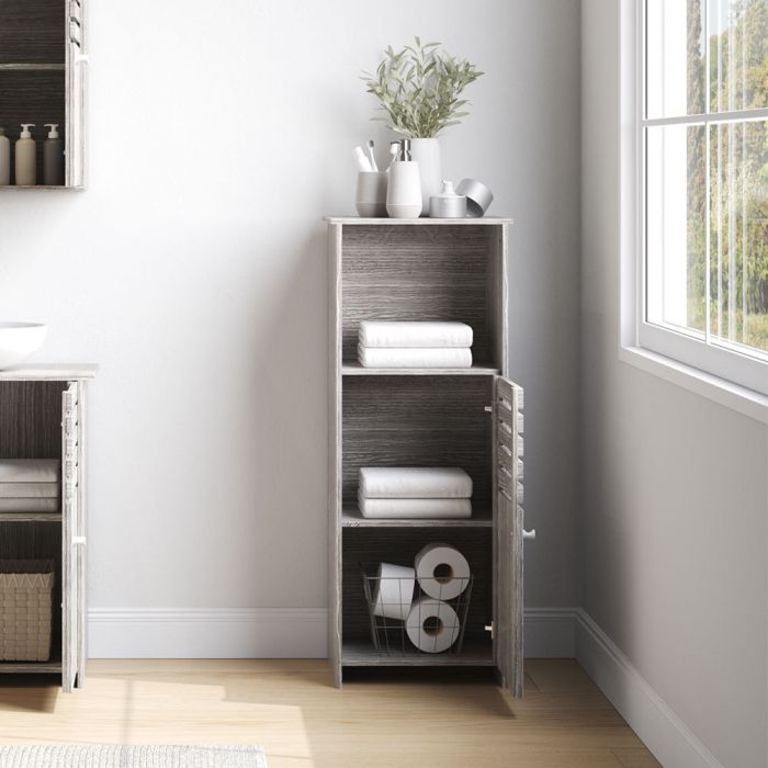 Minimalist Wooden Freestanding Bathroom Cabinet