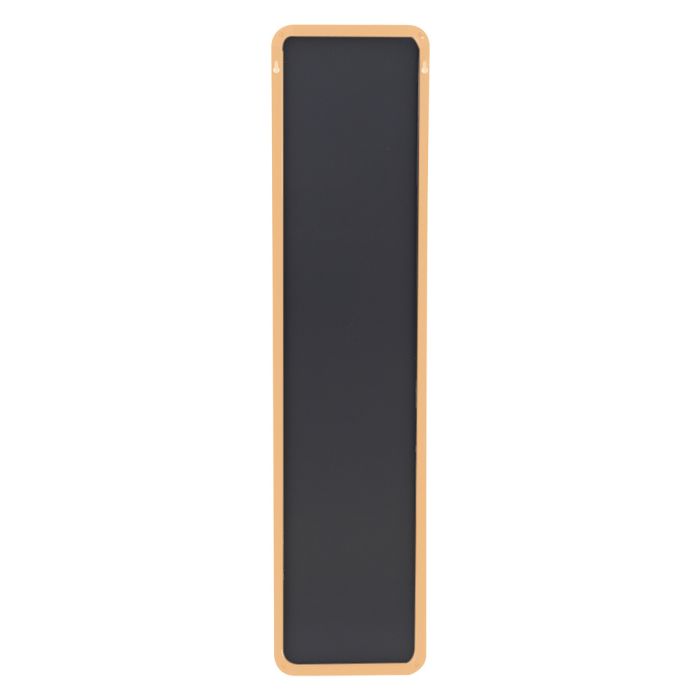 Rounded Corners Door Hanging Full-Length Mirror Gold Framed