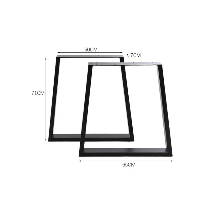 Steel DIY Furniture Legs Set - 2 Table Legs"