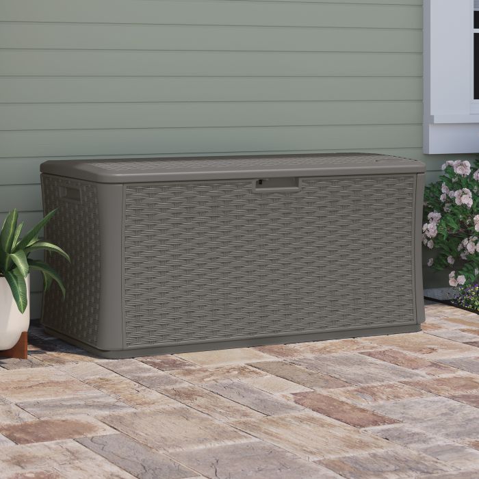 STOWELLN Garden Storage Box 507L - Stone Grey
