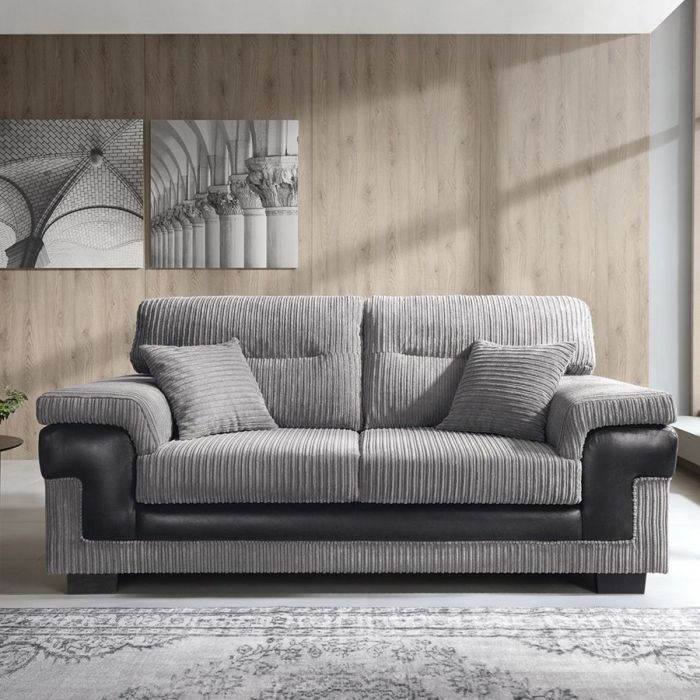 Sampson 2 Seater Sofa - Black