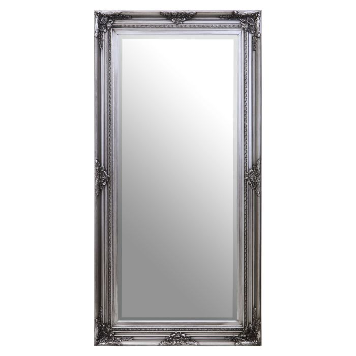 DALMERYTH Wooden Frame Wall Mirror - Silver