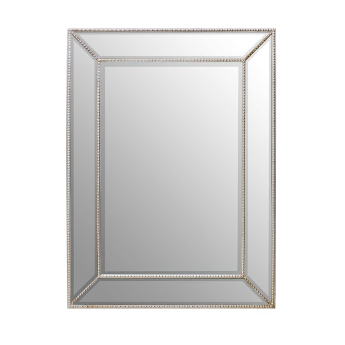 CENDROSSA Rectangular Wall Mirror -Silver
