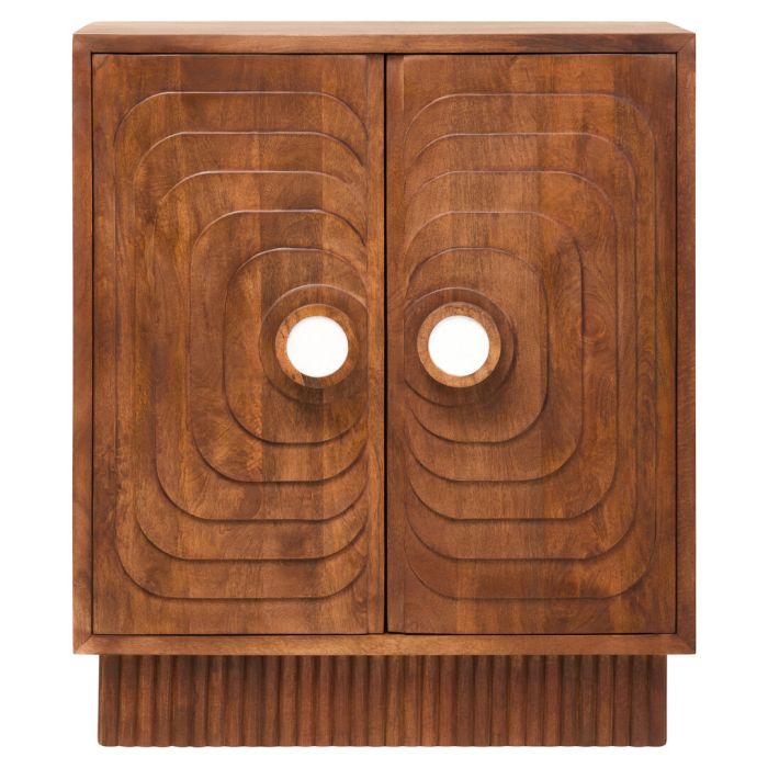ELSWYTH 2 Door Small Sideboard - Dark Oak
