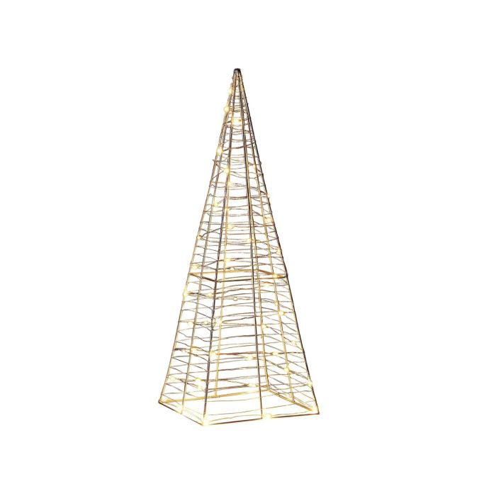 Glittering Nights Outdoor LED Decoration Christmas Tree 60 cm - Silver