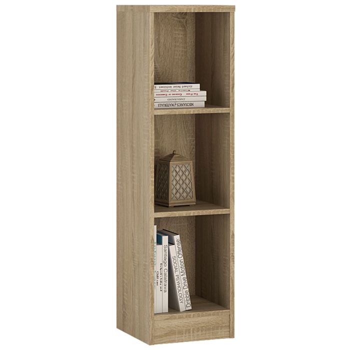 4 You Medium Narrow Bookcase - Sonama Oak