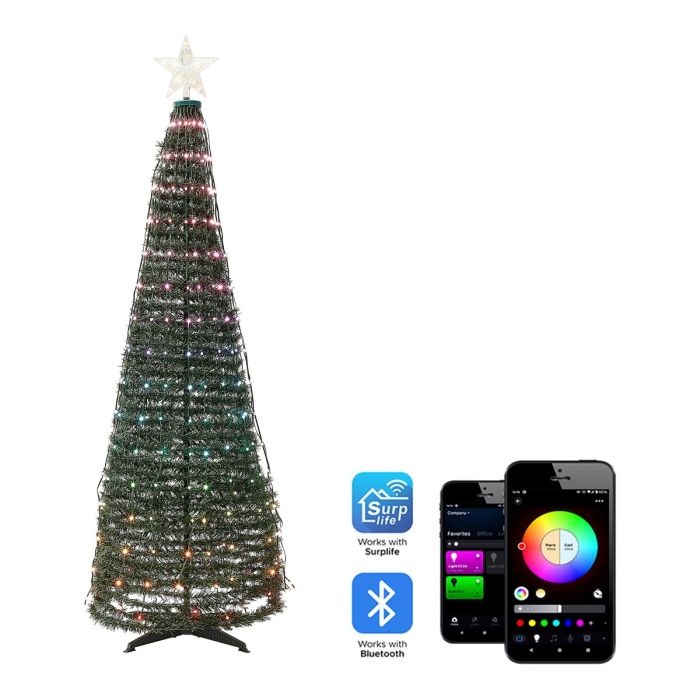 Snowdancer Pre-Lit Christmas Tree 160 cm - Green