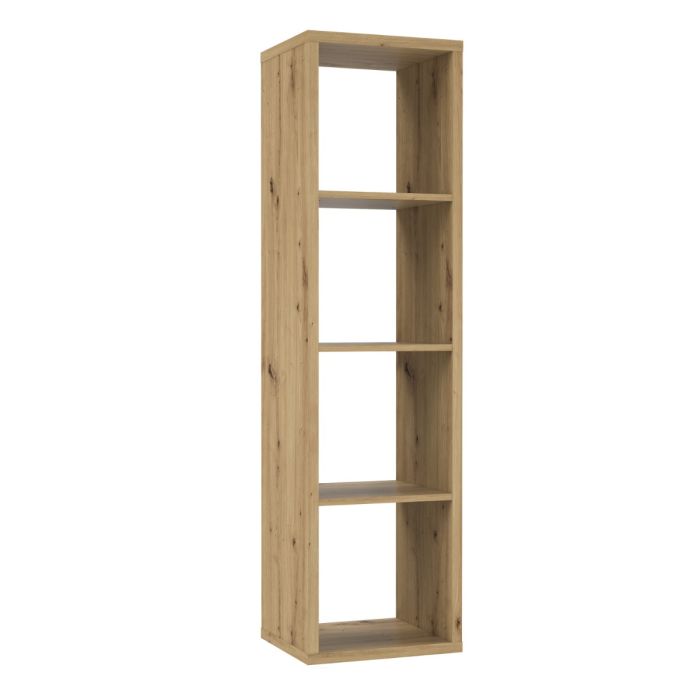 Phillips 3 Shelves Open Cube Storage Unit - Artisan Oak