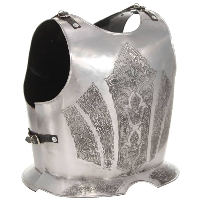 Morli Medieval Knight Body Armour Cuirass Replica LARP Silver Steel