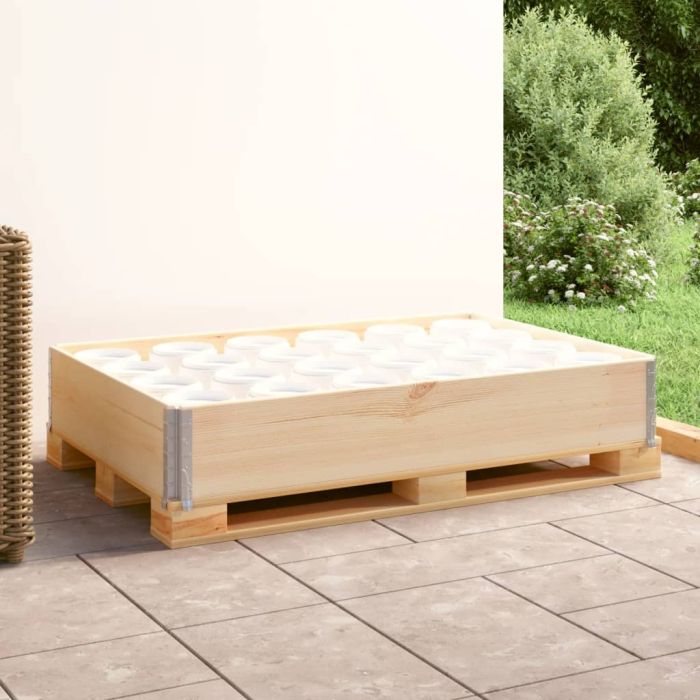 Pallet Collar 80x120cm Solid Pine Wood