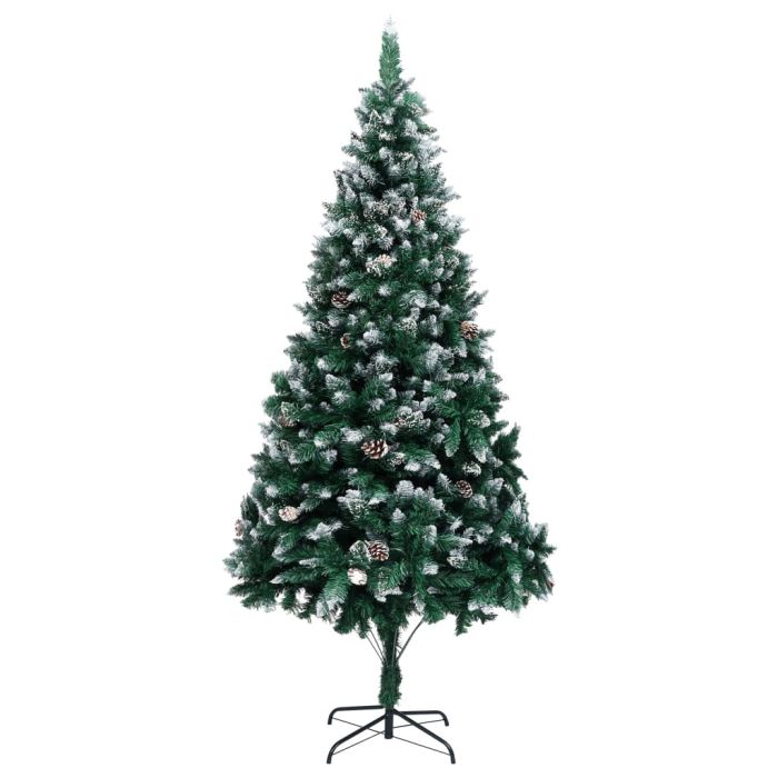 Liro Artificial Christmas Tree with Pine Cones and White Snow 240cm