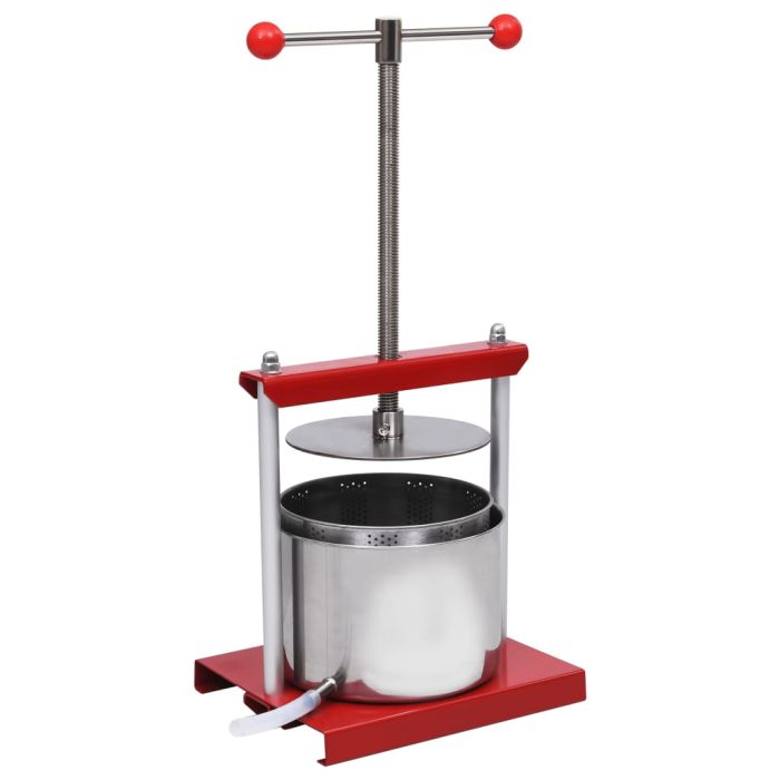 Fruit and Wine Press Stainless Steel 6 L