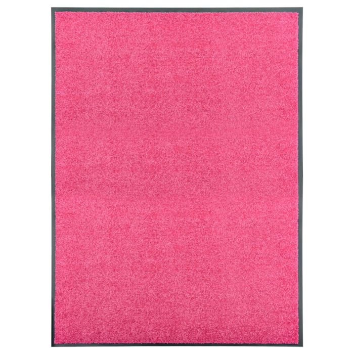 Doormat Washable Pink 90x120 cm