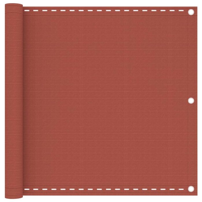 Balcony Screen Terracotta 90x500 cm HDPE