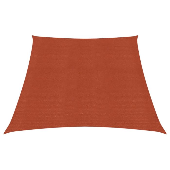 Sunshade Sail 160 g/m2 Terracotta 3/4x2 m HDPE
