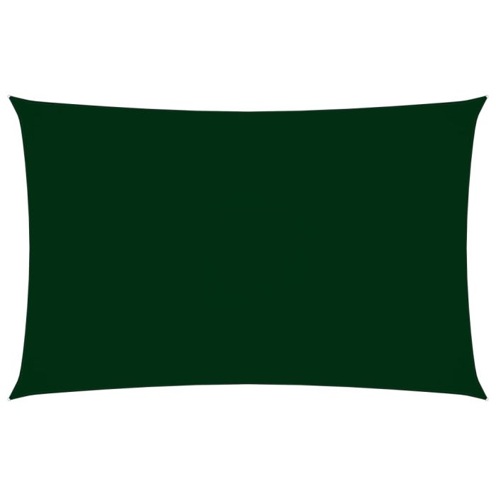 Sunshade Sail Oxford Fabric Rectangular 4x7 m Dark Green