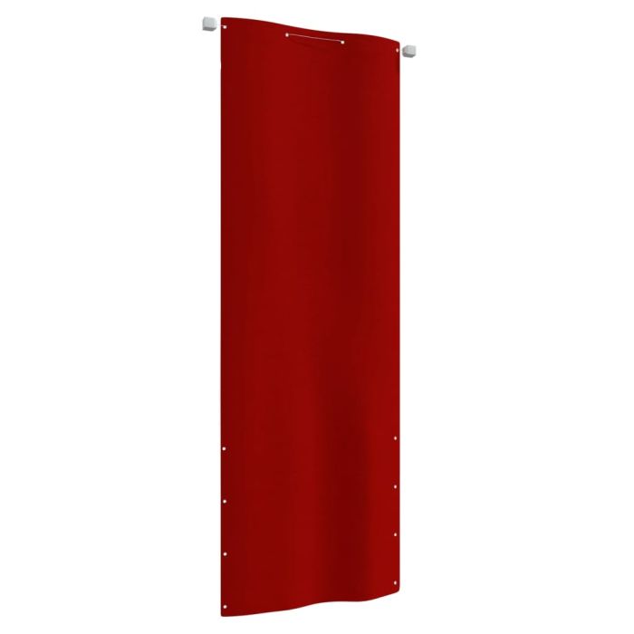 Balcony Screen Red 80x240 cm Oxford Fabric