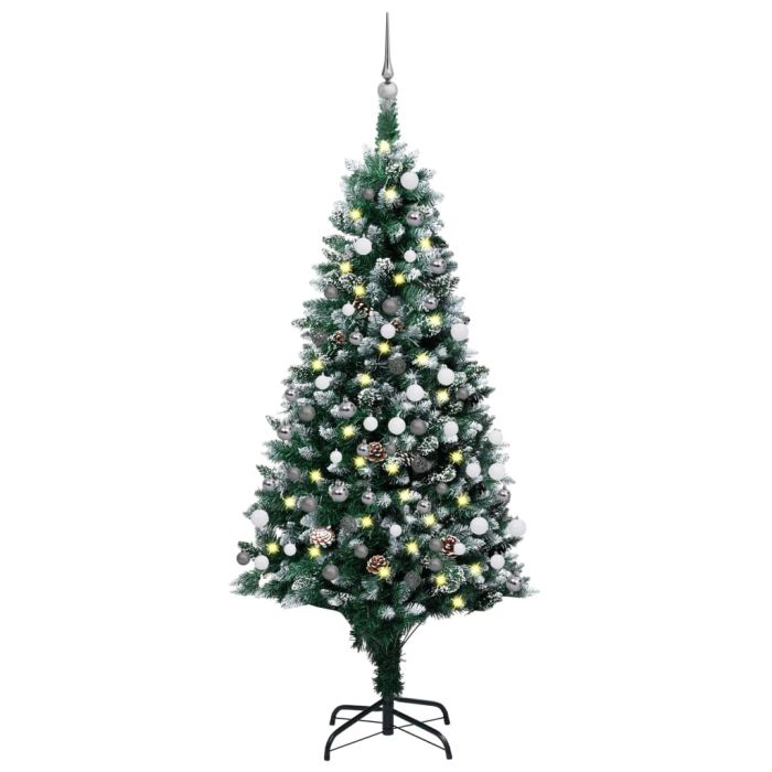 Frois 150cm Tree with Ball Set and Pine Cones