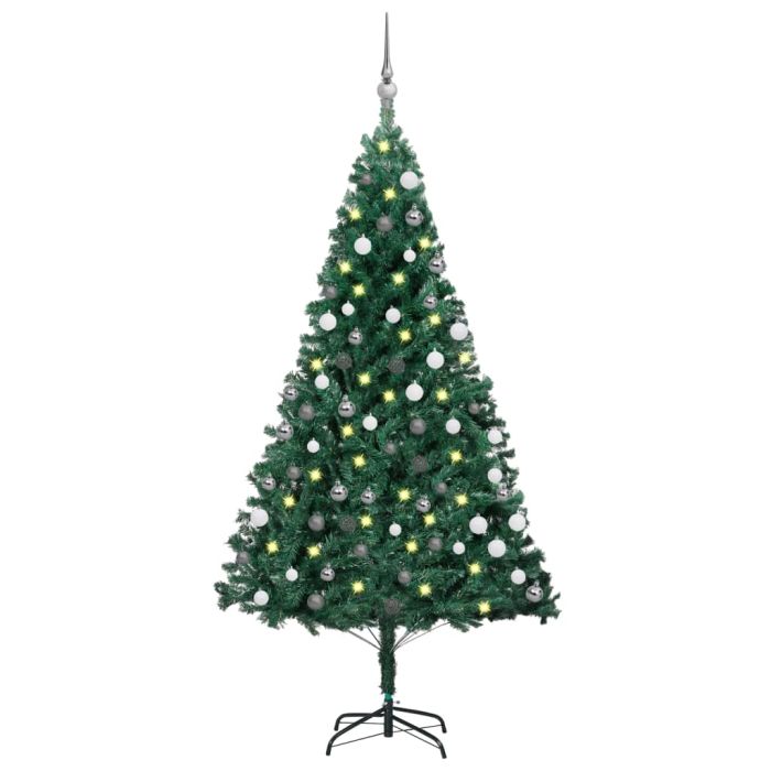 Frois Green Pre-lit Tree 120cm with Ball Set