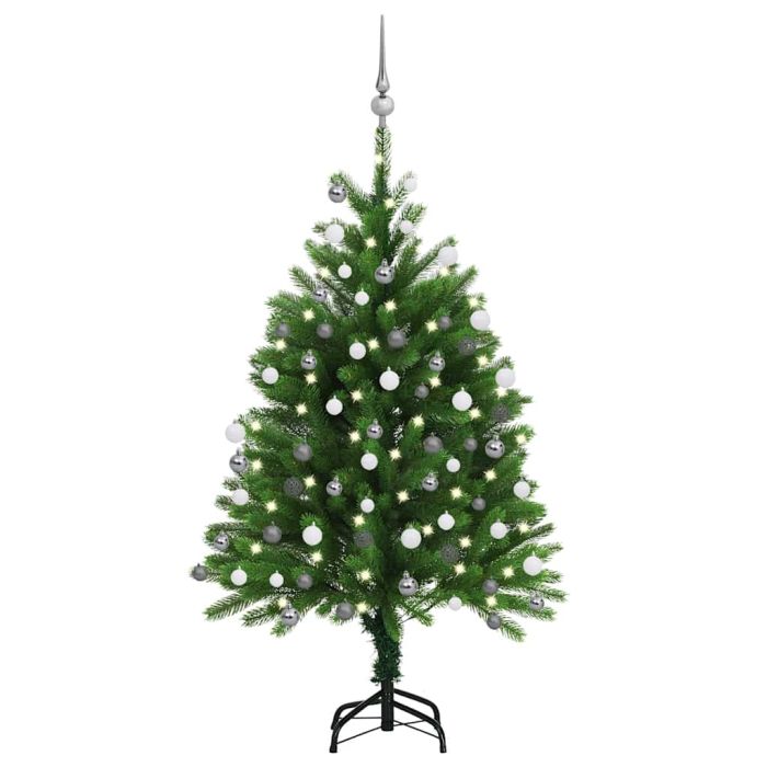 NUTREL Artificial Pre-lit Christmas Tree with Ball Set 120 cm Green