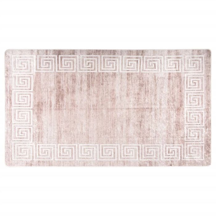 Rug Washable 190x300 cm Beige Anti Slip