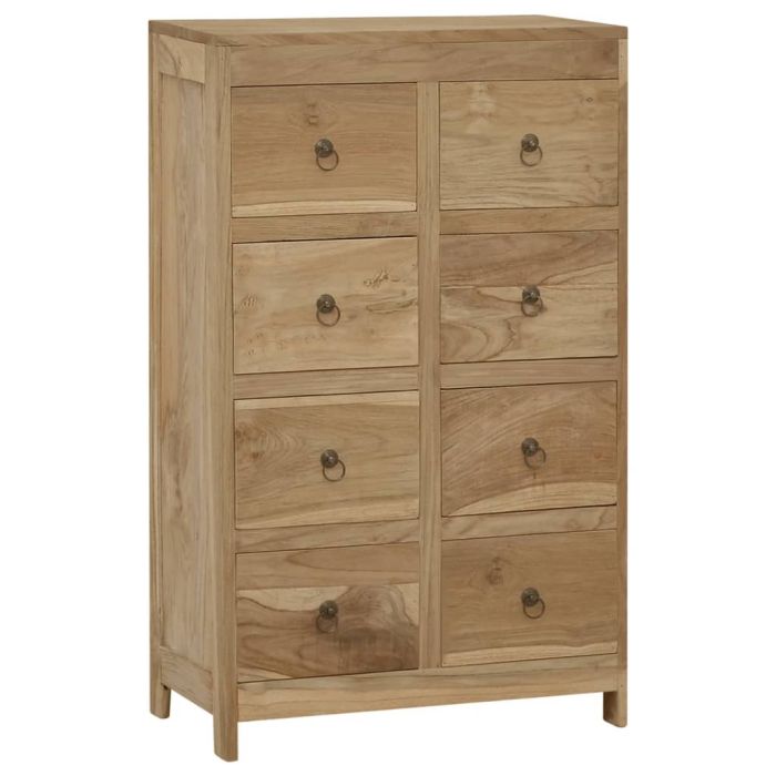 Chest of Drawers 55x30x90cm Solid Wood Teak
