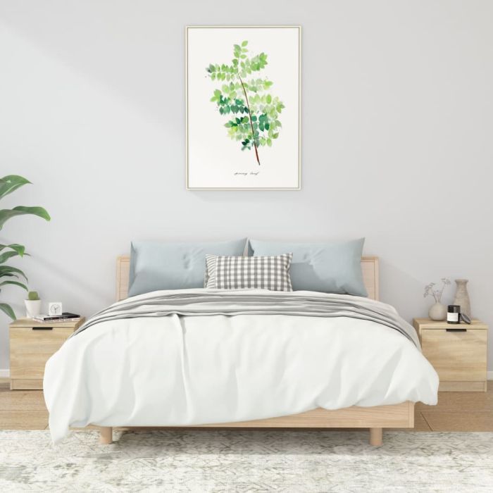 Bedside Cabinets 2 pcs Sonoma Oak 40x39x40cm