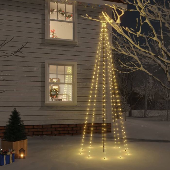 Faune Christmas Tree Spike Warm White 310 LEDs 300cm