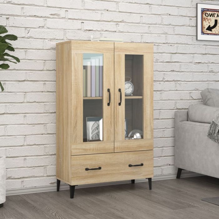 Highboard Sonoma Oak 70x31x115 cm Engineered Wood