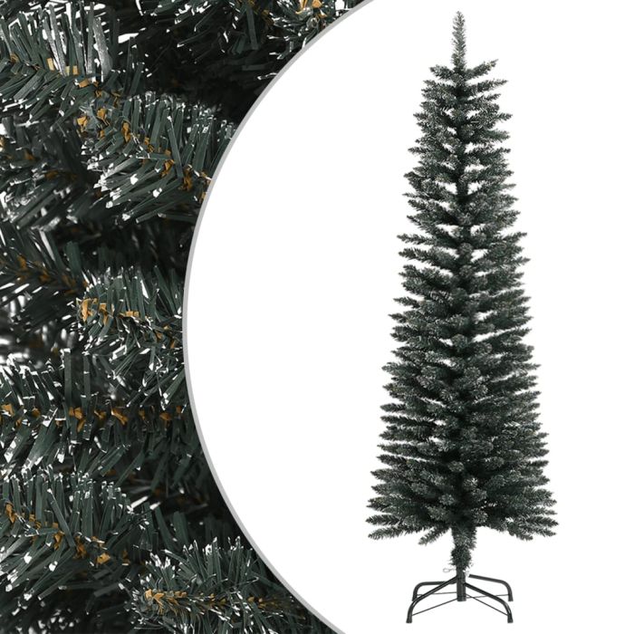Nevis Artificial Slim Christmas Tree Stand Green 150cm PVC