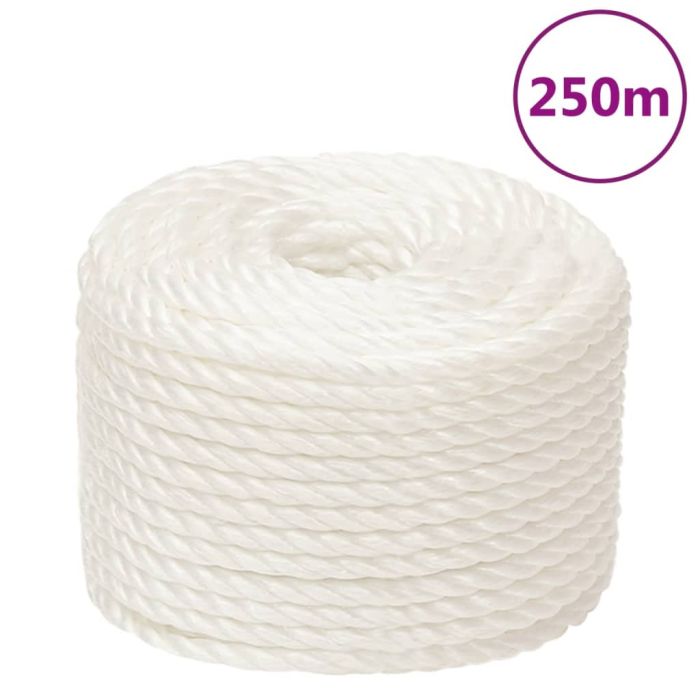 Work Rope White 10mm 250 m Polypropylene