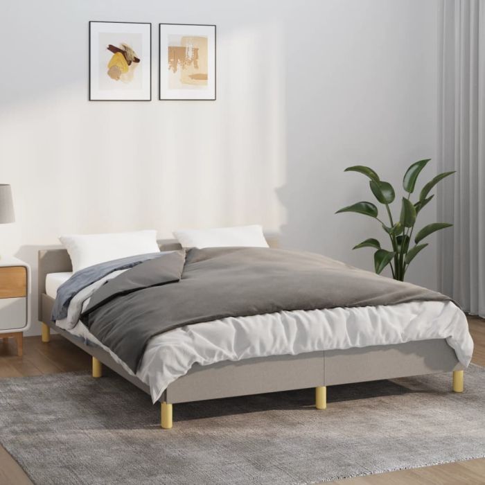Weighted Blanket with Cover Grey 150x200cm - Fabric