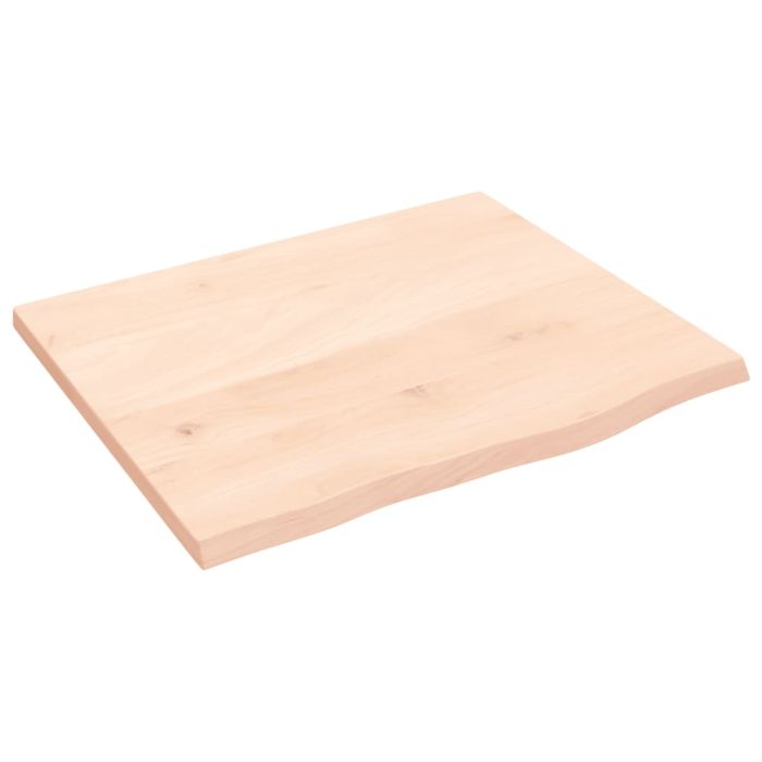 Wall Shelf 60x50x2 cm Untreated Solid Wood Oak