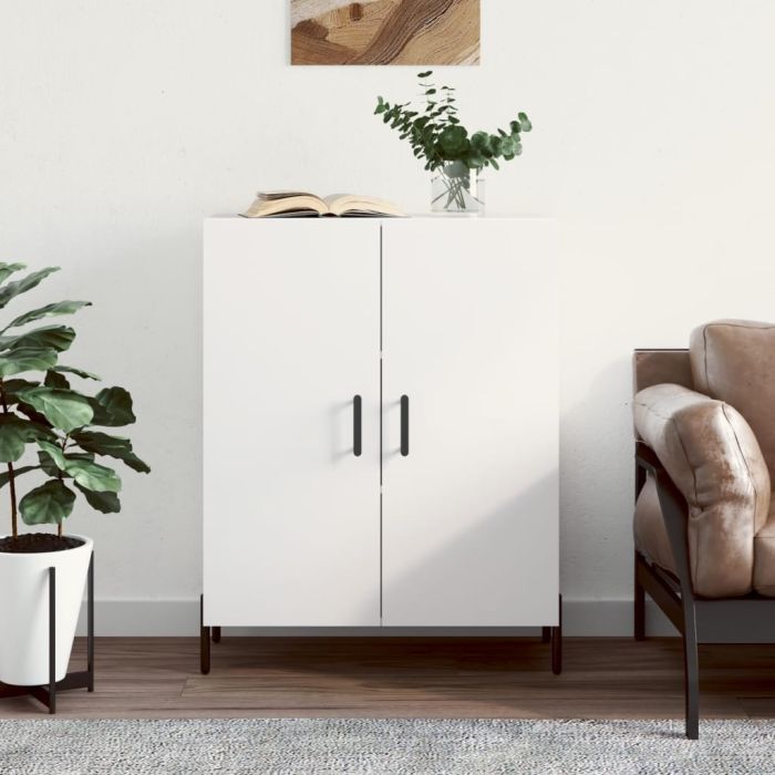 Sideboard White 69.5x34x90 cm Engineered Wood