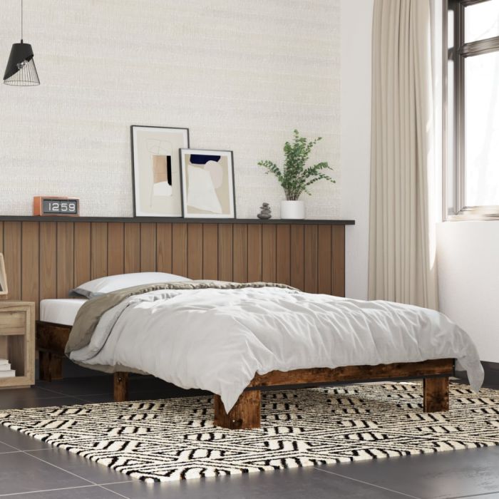 Bedframe Smoked Oak 100x200cm