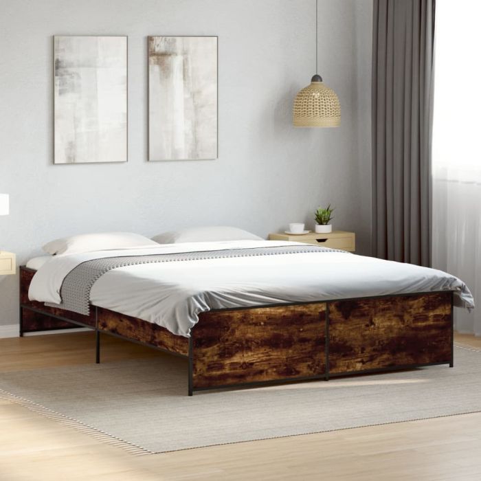 Bedframe Smoked Oak 140x200cm