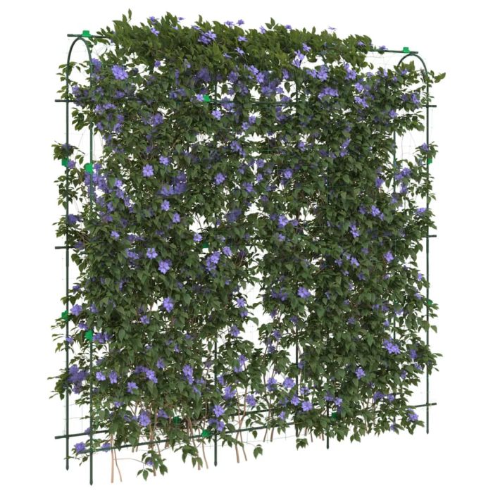 NAVALE Garden Trellis for Climbing Plants U-Shape 181x31x182.5 cm Steel