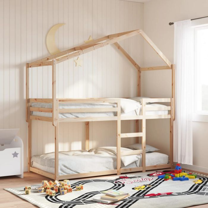 Bunkbed 90x190cm Single Solid Wood Pine