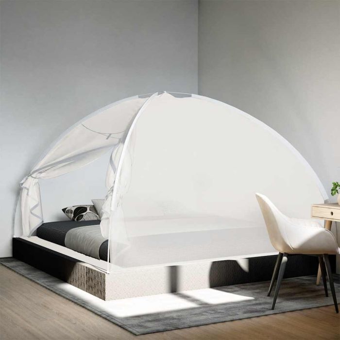 Mosquito Net Mongolia with Doors 220 Mesh White 200x200x135 cm