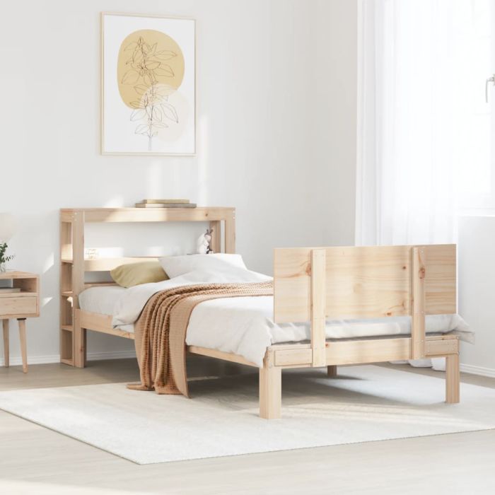 Bedframe with Headboard 90x190cm Single