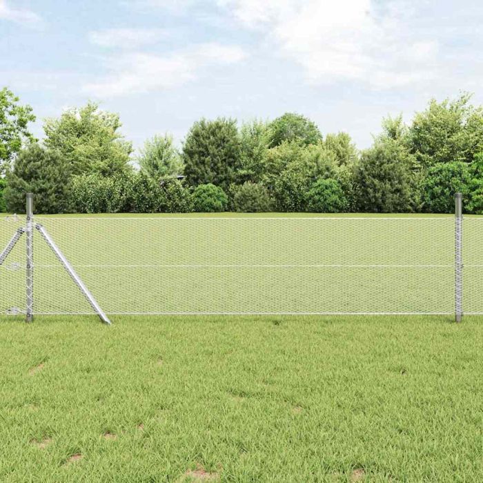 Hexagon Fence 0.4x10 m Galvanised Steel