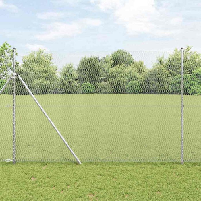Fencing Set Set of 2 Galvanised steel Large Durable