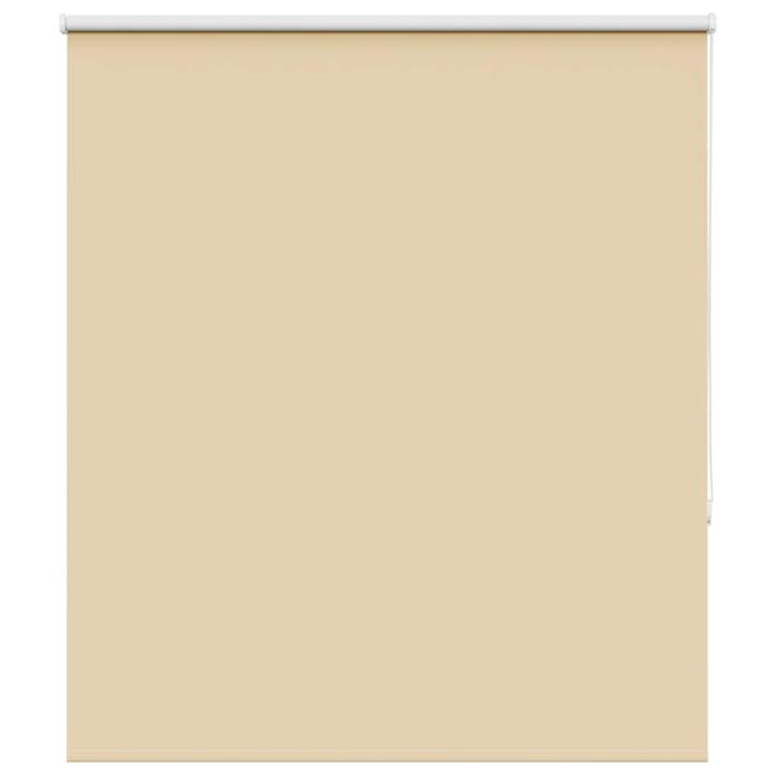 Roller Blind Blackout Beige 120x130 cm Fabric Width 116.6 cm Polyester