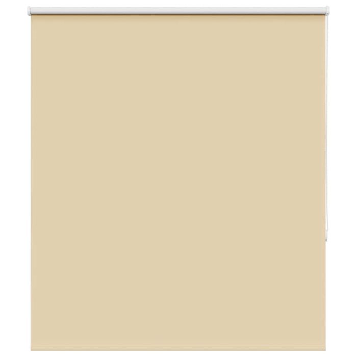 Roller Blind Blackout Beige 125x130 cm Fabric Width 121.6 cm Polyester
