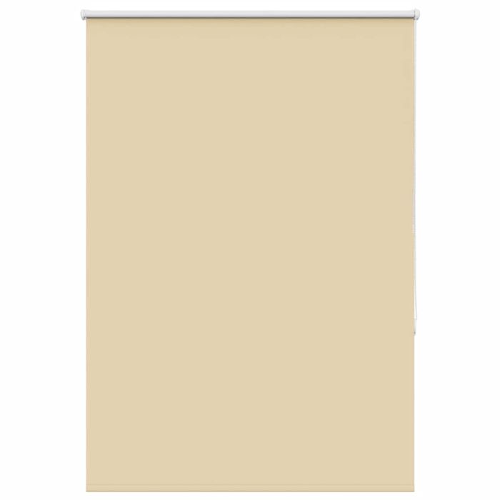 Roller Blind Blackout Beige 100x150 cm Fabric Width 95.7 cm Polyester