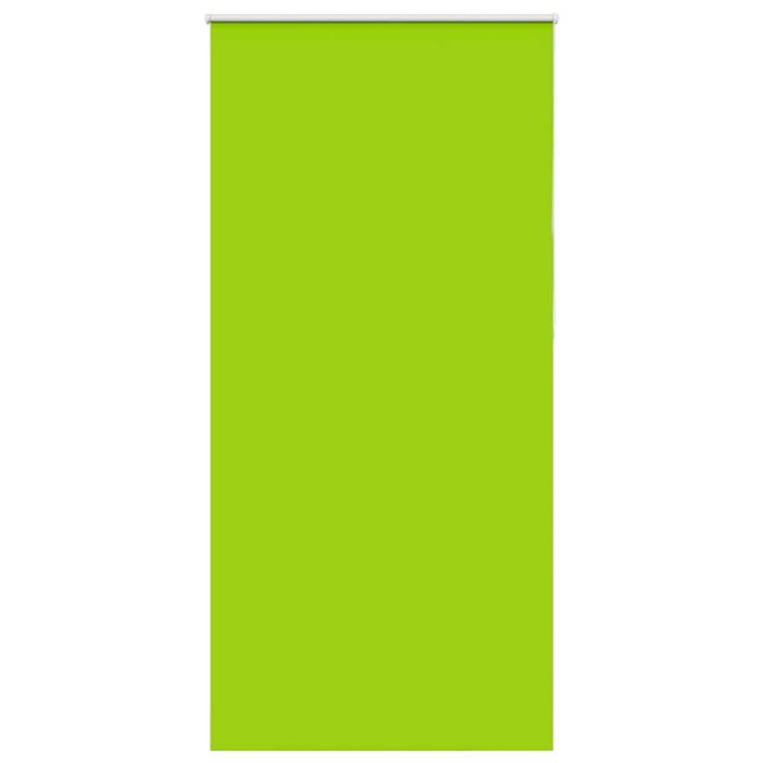 Roller Blind Blackout Leaves Green 95x230 cm Fabric Width 90.7 cm Polyester